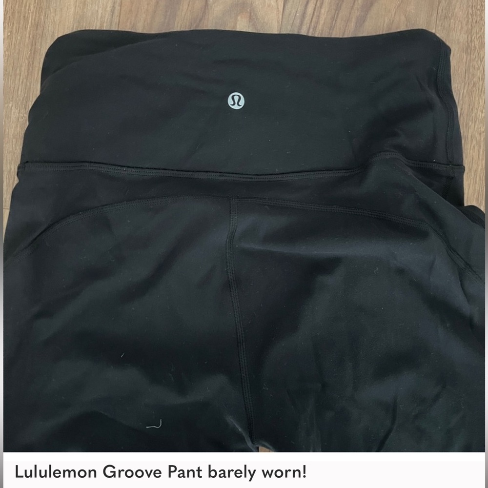 Black Flared Leggings Lululemon size 6